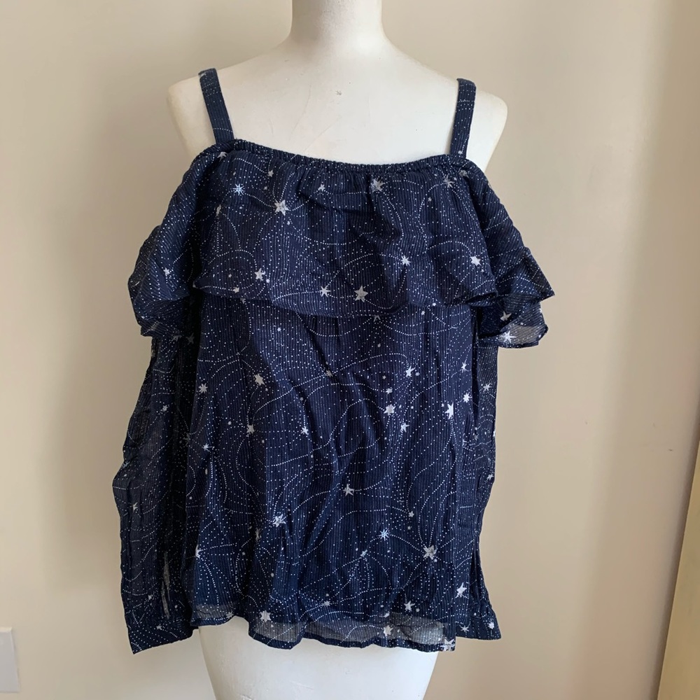 Navy blouse